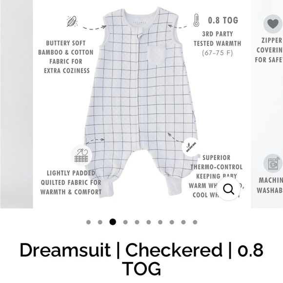 Teal Bee sleep sack size 12-2T - Picture 2 of 3